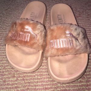 Fenty By Rihanna Puma Leadcat Pink Slides